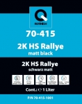 Q-REFINISH Q-70-415-1001 QREF RALLYE MATT BLACK 1L