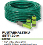 XK6050 PUUTARHALETKUSETTI 20M 1/2