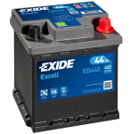 EB440 EXIDE EXCELL AKKU 12V, 44AH/400A, P175, L175, K190 (+/-)