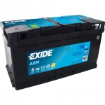 EK960 EXIDE AGM START&STOP AKKU 12V, 96AH/850A, P353, L175, K190 (+/-)