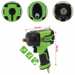 512.0030 1/2Ö MINI SUURTEHOINEN PAINEILMATOIMINEN COMPETITION-ISKUVÄÄNNIN 1750 NM