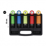 515.0870 1/2 ALUMIINIVANTEIDEN VOIMAHYLSYSARJA KESTÄVÄ, 5-OS