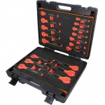 118.1500 OPEN-ENDED WRENCH SET WITH PROTECTIVE INSULATION, 18 PCS