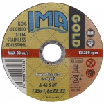 IMAC12516R KATKAISULAIKKA 125X1,6X22,2MM GOLD INOX