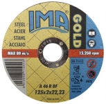 IMAA12520 KATKAISULAIKKA 125X2,0X22,2MM GOLD