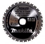 MAK-B-33526 MAKITA B-33526 PYÖRÖSAHANTERÄ 136X20X1,5MM, Z-30 METALLILLE, DCS550 JA DCS552