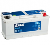 EB1100 EXIDE EXCELL AKKU 12V, 110AH/850A, P394, L175, K190 (+/-)