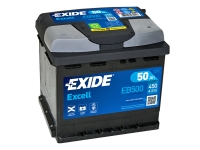1815-EB500 EB500 EXIDE EXCELL 50AH 207X175X190 -/+ 450A
