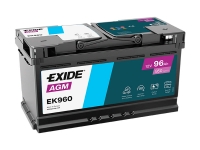 EXIDE EK960-1102 EXIDE-AKKU AGM EK960 96AH