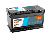 EXIDE EL752-1102 EXIDE-AKKU EFB EL752 75AH