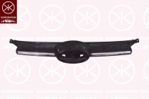 2536991 Jäähdyttimen säleikkö, Musta, Koristelistalla, Kromi