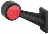 ST100637 ÄÄRIVALO LED PUNAINEN/VALKOINEN 9-30V 45