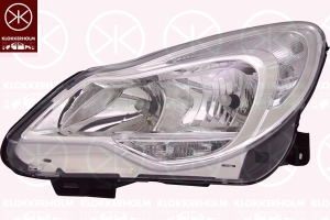 50240145 Ajovalo, Valaistusvoimakkuus [lx]: 20, Vasen, H7/H1, PSY24W, W21/5W, Kopan väri: Kromi, Valokorkeussäätimen moottorilla