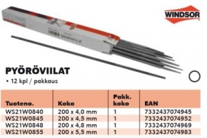 WS21W0855 VIILA 5,5MM 12KPL WINDSOR