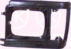 8191996 Kehys, ajovalo, Musta, Oikea