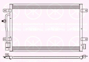 0019305199 Lauhdutin, ilmastointilaite, Kennon mitat: 560x410x16