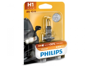 300-12258PRB1 PHILIPS H1 12V 55W VISION +30%