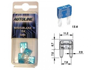 1569-10150 SULAKEBLISTER MINI GM 15A 5-KPL