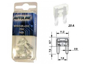 1569-10250 SULAKEBLISTER MINI GM 25A 5-KPL