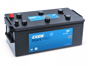 EG2253 EXIDE START PRO AKKU 12V, 225AH/1200A, P518, L279, K240 (+/-)