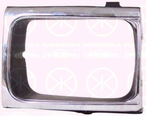 8124996 Kehys, ajovalo, 4WD, kromi/musta, Oikea