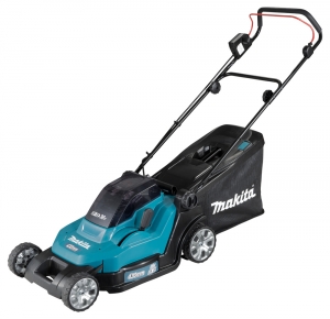 MAK-DLM432CT2 MAKITA DLM432CT2 RUOHONLEIKKURI 2X18V, 2X5,0AH, DC18SH, LEVEYS 38CM, BIO/KERÄÄVÄ